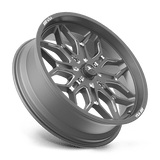 MSA Offroad Wheels M47 SNIPER 20x7 +10mm Gunmetal Milled