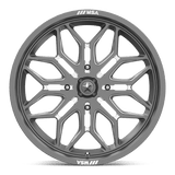 MSA Offroad Wheels M47 SNIPER 20x7 +10mm Gunmetal Milled