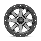 MSA Offroad Wheels M21 LOK BEADLOCK 14x10 -10mm Charcoal Tint