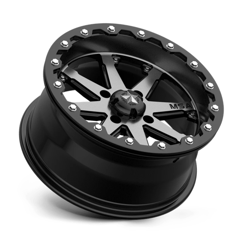 MSA Offroad Wheels M21 LOK BEADLOCK 14x7 0 Charcoal Tint