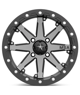 MSA Offroad Wheels M21 LOK BEADLOCK 14x7 0 Charcoal Tint