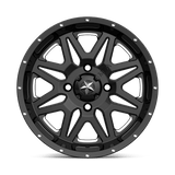 MSA Offroad Wheels M26 VIBE 14x7 0 Milled Gloss Black   truck wheel