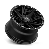 MSA Offroad Wheels M33 CLUTCH 12x7 +10mm Satin Black