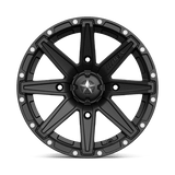 MSA Offroad Wheels M33 CLUTCH 15x10 0mm Satin Black