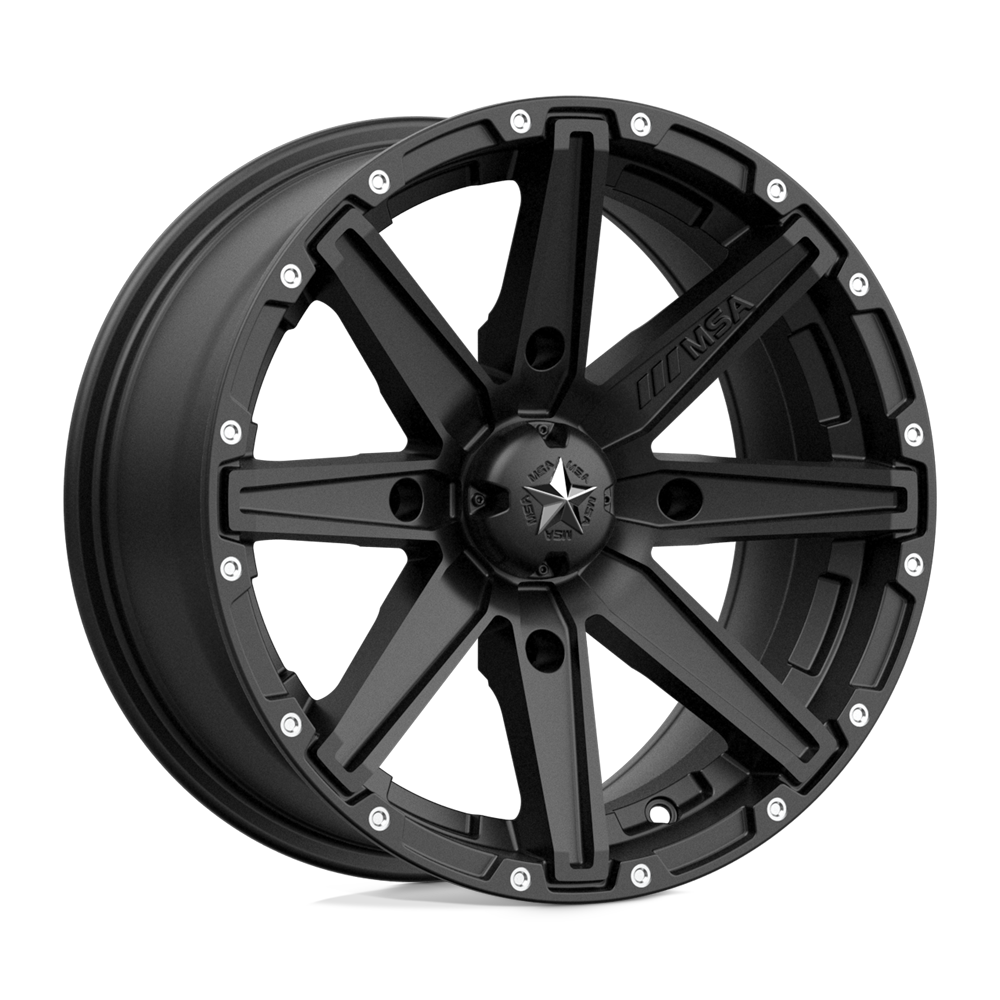 Msa Offroad Wheels M33 Clutch Satin Black