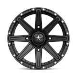 MSA Offroad Wheels M33 CLUTCH 15x7 +10mm Satin Black
