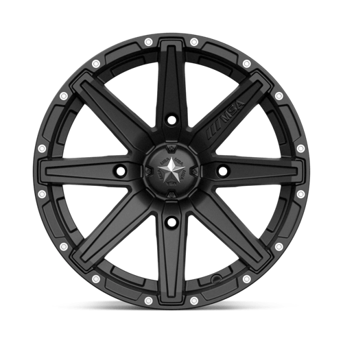 MSA Offroad Wheels M33 CLUTCH 15x7 +10 Satin Black