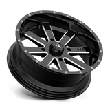 MSA Offroad Wheels M34 Flash 20x7 Gloss Black Milled UTV wheel
