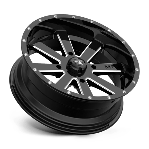 MSA Offroad Wheels M34 FLASH 20x7 0 Gloss Black Milled