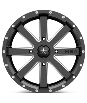 MSA Offroad Wheels M34 FLASH 20x7 0 Gloss Black Milled