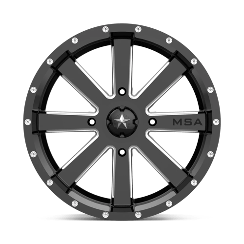 MSA Offroad Wheels M34 FLASH 20x7 0 Gloss Black Milled