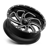 MSA Offroad Wheels M36 SWITCH 20x7 Gloss Black Milled UTV wheel