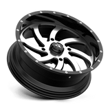 MSA Offroad Wheels M36 SWITCH 24x7 0mm Machined Gloss Black