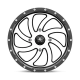 MSA Offroad Wheels M36 SWITCH 22x7 0mm Machined Gloss Black