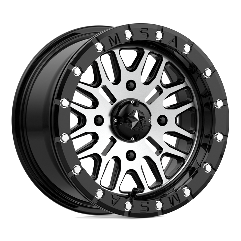 MSA Offroad Wheels M37 BRUTE BEADLOCK Black wheel