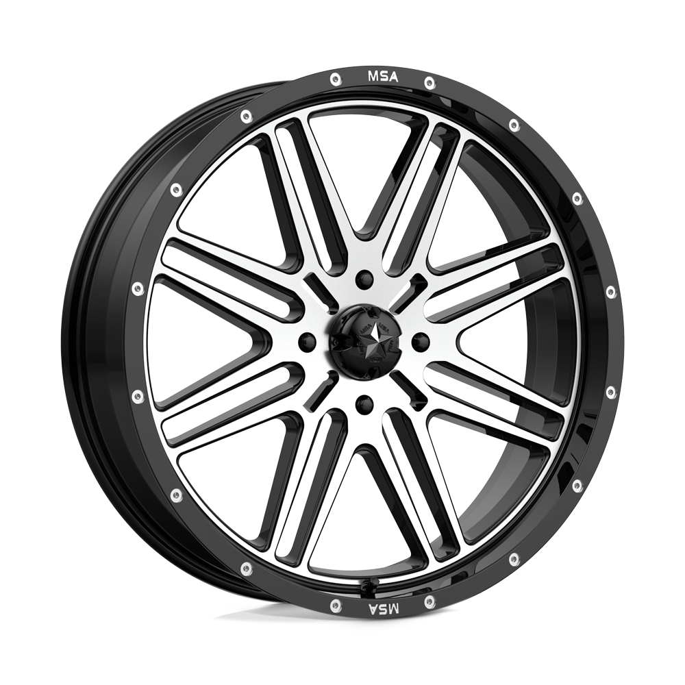 MSA Offroad Wheels M38 BRUTE Black wheel