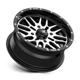 MSA Offroad Wheels M38 BRUTE 15x7 +10mm Gloss Black Machined
