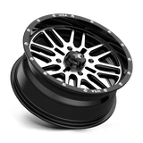 MSA Offroad Wheels M38 BRUTE 16x7 +10mm Gloss Black Machined