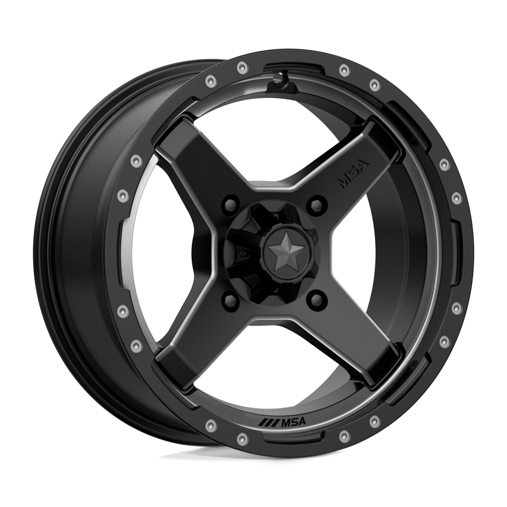 MSA Offroad Wheels M39 CROSS Black wheel