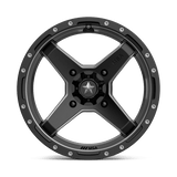 MSA Offroad Wheels M39 CROSS 16x7 +10mm Satin Black Titanium Tint