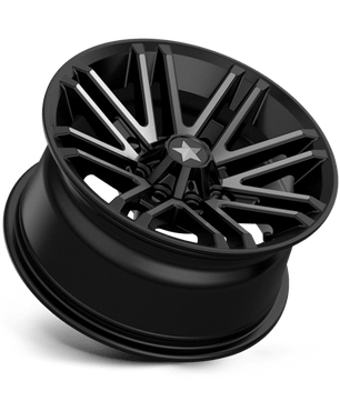 MSA Offroad Wheels M40 ROGUE 14x7 +10 Satin Black Titanium Tint
