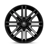 MSA Offroad Wheels M40 ROGUE 15x7 +10mm Satin Black Titanium Tint