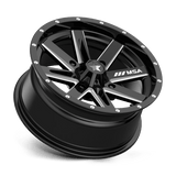 MSA Offroad Wheels M41 BOXER 15x7 +10mm Gloss Black Milled
