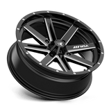 MSA Offroad Wheels M41 Boxer 18x7 Gloss Black Milled UTV off-road wheel