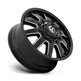 Fuel D538 Maverick 20x8.25 +122 Matte Black Milled premium truck wheel 121.5mm centerbore