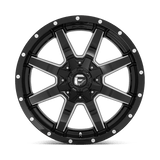 Fuel D610 Maverick 20x9 +20 Gloss Black Milled premium truck wheel