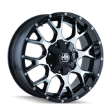 Mayhem WARRIOR 8015 Gloss Black Machined wheel