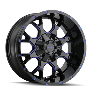 Mayhem WARRIOR 8015 Black Milled Prism B wheel