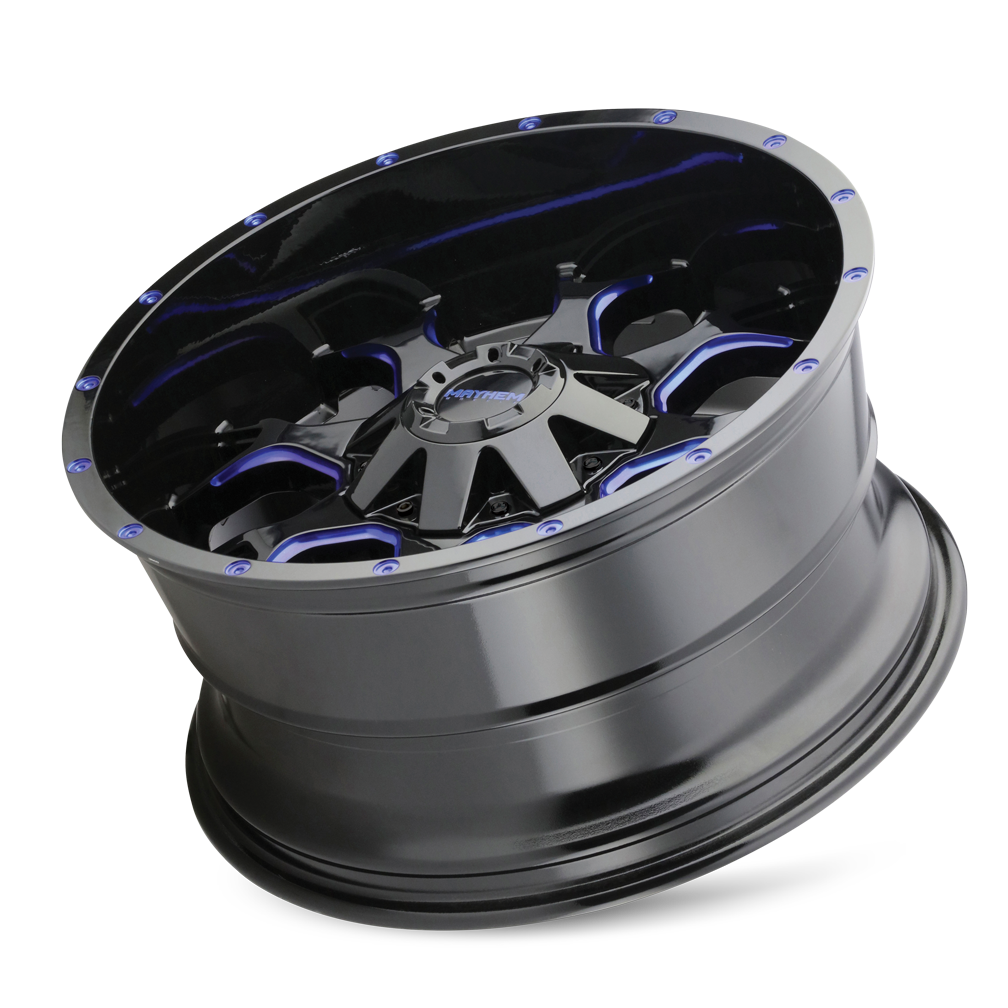 Mayhem WARRIOR 8015 Gloss Black Milled Prism Blue
