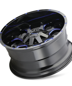 Mayhem WARRIOR 8015 Gloss Black Milled Prism Blue