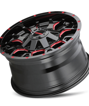 Mayhem WARRIOR 8015 Gloss Black Milled Prism Red