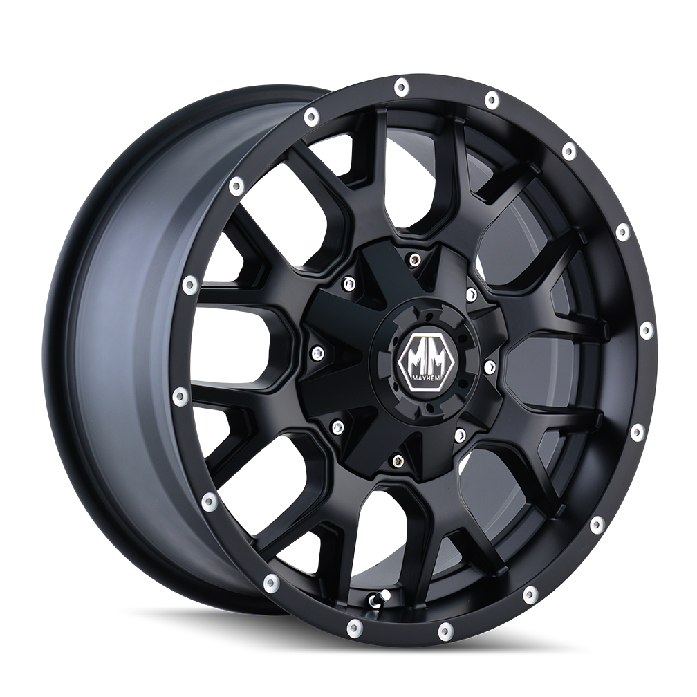 Mayhem WARRIOR 8015 Matte Black wheel