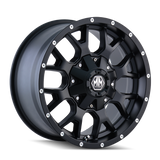 Mayhem WARRIOR 8015 Matte Black wheel