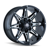 Mayhem RAMPAGE 8090 Gloss Black Milled wheel