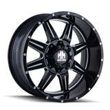 Mayhem MONSTIR 8100 Gloss Black Milled wheel