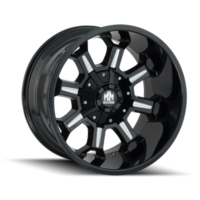Mayhem COMBAT 8105 Gloss Black Milled wheel