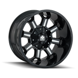 Mayhem COMBAT 8105 Gloss Black Milled wheel