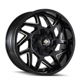 Mayhem HATCHET 8106 Gloss Black Milled wheel