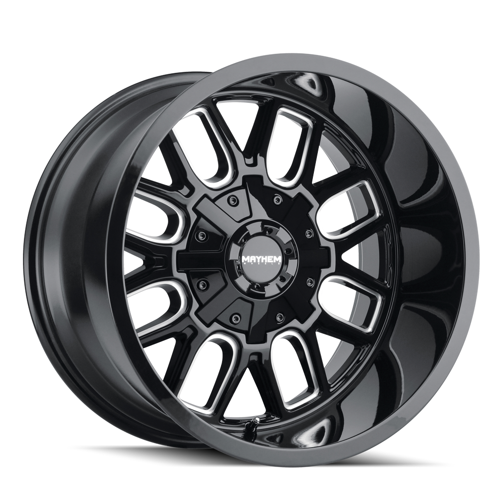Mayhem COGENT 8107 Gloss Black Milled wheel