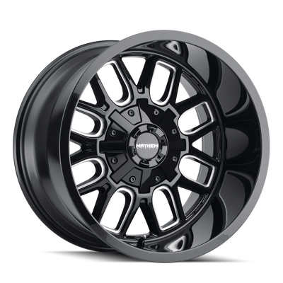 Mayhem COGENT 8107 Gloss Black Milled wheel