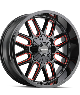 Mayhem COGENT 8107 Gloss Black Milled Prism Red
