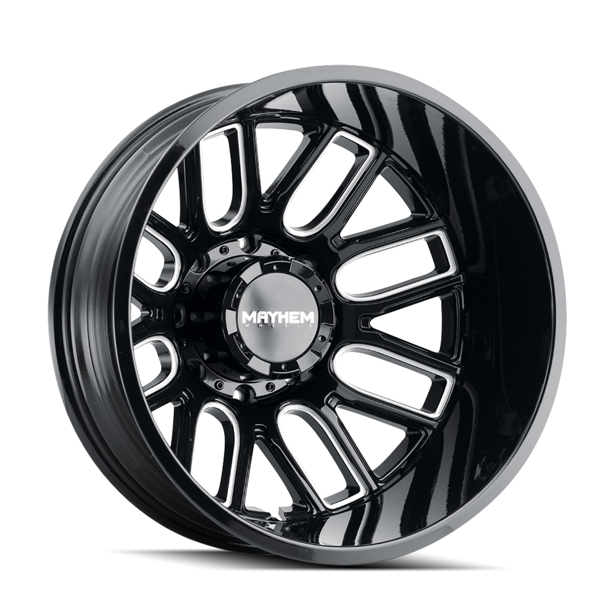Mayhem COGENT DUALLY 8107D Gloss Black Milled wheel