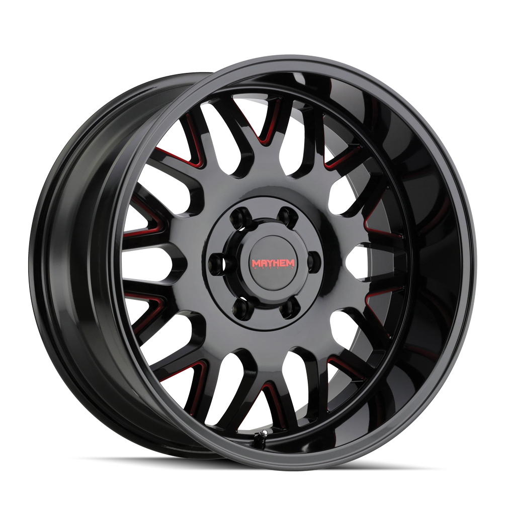 Mayhem TRIPWIRE 8110 Gloss Black Milled Prism Red