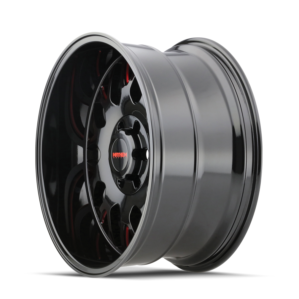 Mayhem TRIPWIRE 8110 Gloss Black Milled Prism Red