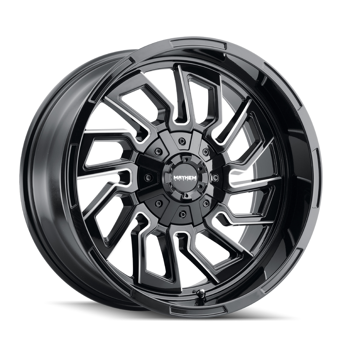 Mayhem FLYWHEEL 8111 Gloss Black Milled wheel