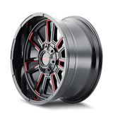 Mayhem APOLLO 8115 Gloss Black Milled Prism Red